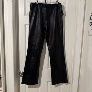 Danier Black Leather Pants
